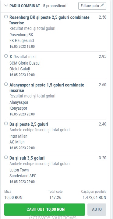 bilet pariuri gratis